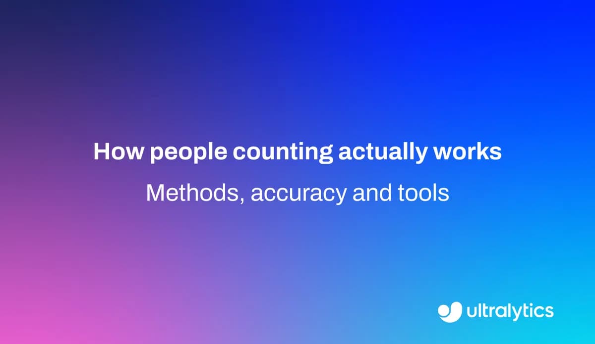 People Counting and Occupancy Analytics Methods