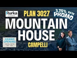 Inside Campelli's Plan 3027 New Home in Mountain House | 3.75% Interest Rate Promo