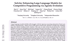 Solvita: Enhancing Large Language Models for Competitive Programming via Agentic Evolution