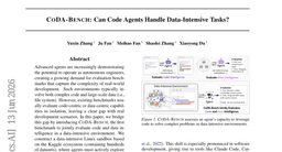 CODA-BENCH: Can Code Agents Handle Data-Intensive Tasks?