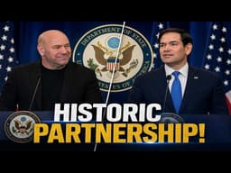 UFC & US State Department Announce Historic Partnership | Sec. Marco Rubio & Dana White