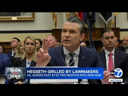 Hegseth grilled by Democratic lawmakers over Iran war