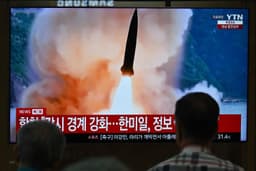 North Korea fires off barrage of missiles hours after Trump ...