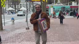 Peru-born artist's work shown for San Francisco's Art on Market Street 2026 poster series