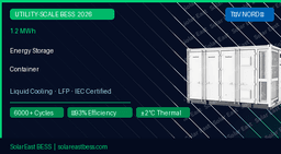 1.2 MWh Energy Storage Container: Configuration, Cost & Guide 2026 | SolarEast BESS