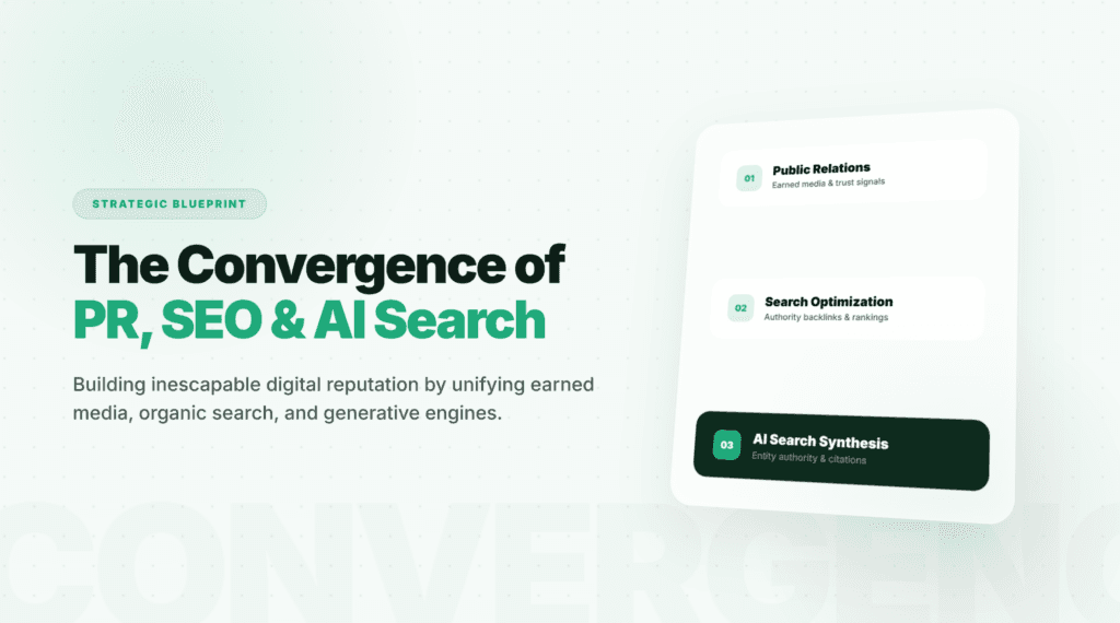The Convergence of PR, SEO, and AI Search: Building Inescapable Digital Reputation