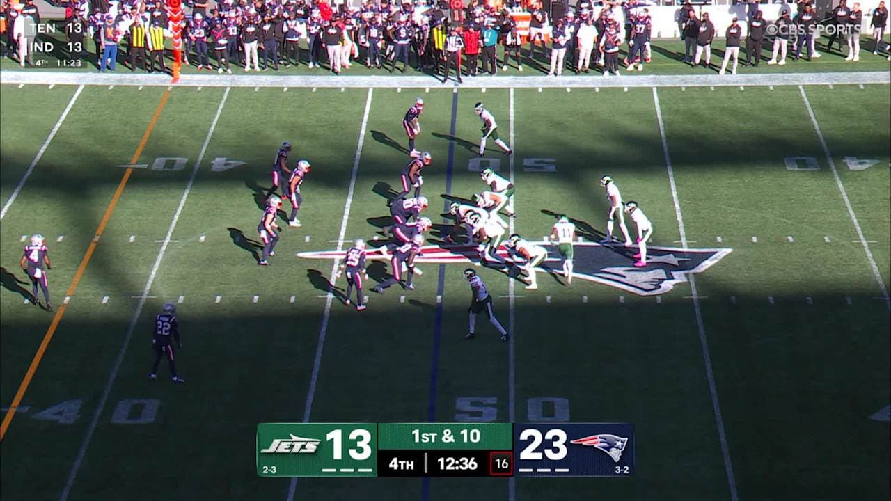 Charles Woods' first NFL interception occurs on Geno ...