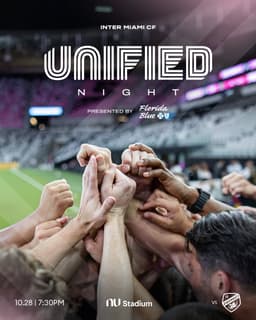 @InterMiamiCF: Coming together for Unified Night presented by Florida Blue! 🩷🤝

Join us this Wednesday, October 28,...