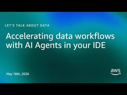 Accelerating data workflows with AI Agents in your IDE | Let's Talk About Data