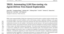 TREX: Automating LLM Fine-tuning via Agent-Driven Tree-based Exploration