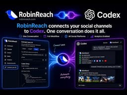 RobinReach MCP:  Connect Codex, ChatGPT, Claude & AI Agents to Social Media Automation