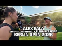 Alex Eala takes down World No. 2 Elena Rybakina #alexeala