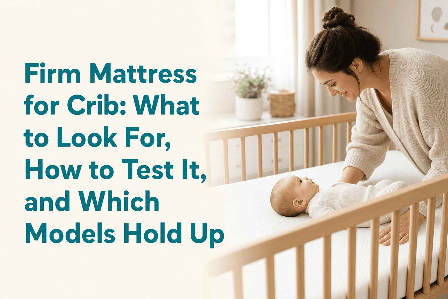 Firm Mattress for Crib: What to Look For, How to Test It, and ...