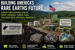 GreenMet leads W. Virginia rare earths hub