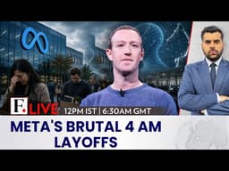 LIVE: Meta Starts Global Job Cuts | AI Push Impacts Thousands: Report | Firstpost
