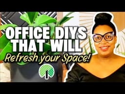 Upgrade Your Workspace ✨3 Dollar Tree DIYs to Refresh Your Office!
