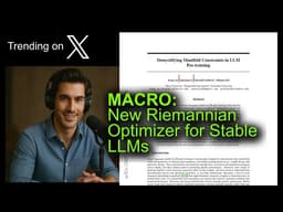 MACRO: New Riemannian Optimizer for Stable LLMs