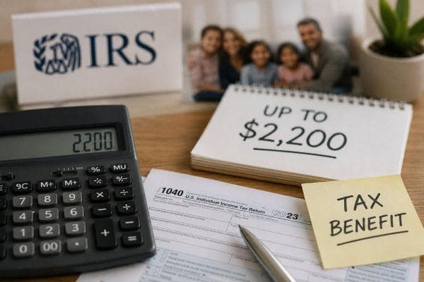 IRS has a tax benefit worth up to $2,200 and your family may qualify without realizing it