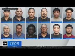 Dozens of men accused of trafficking minors in large Mami-Dade sting ahead of FIFA World Cup