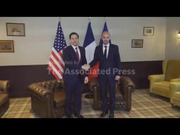 Rubio holds bilateral meeting with French foreign minister on sidelines of G7 meeting