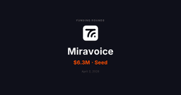 Miravoice Raises $6.3M Seed for AI Voice Surveys - TAMradar Funding Rounds Signals