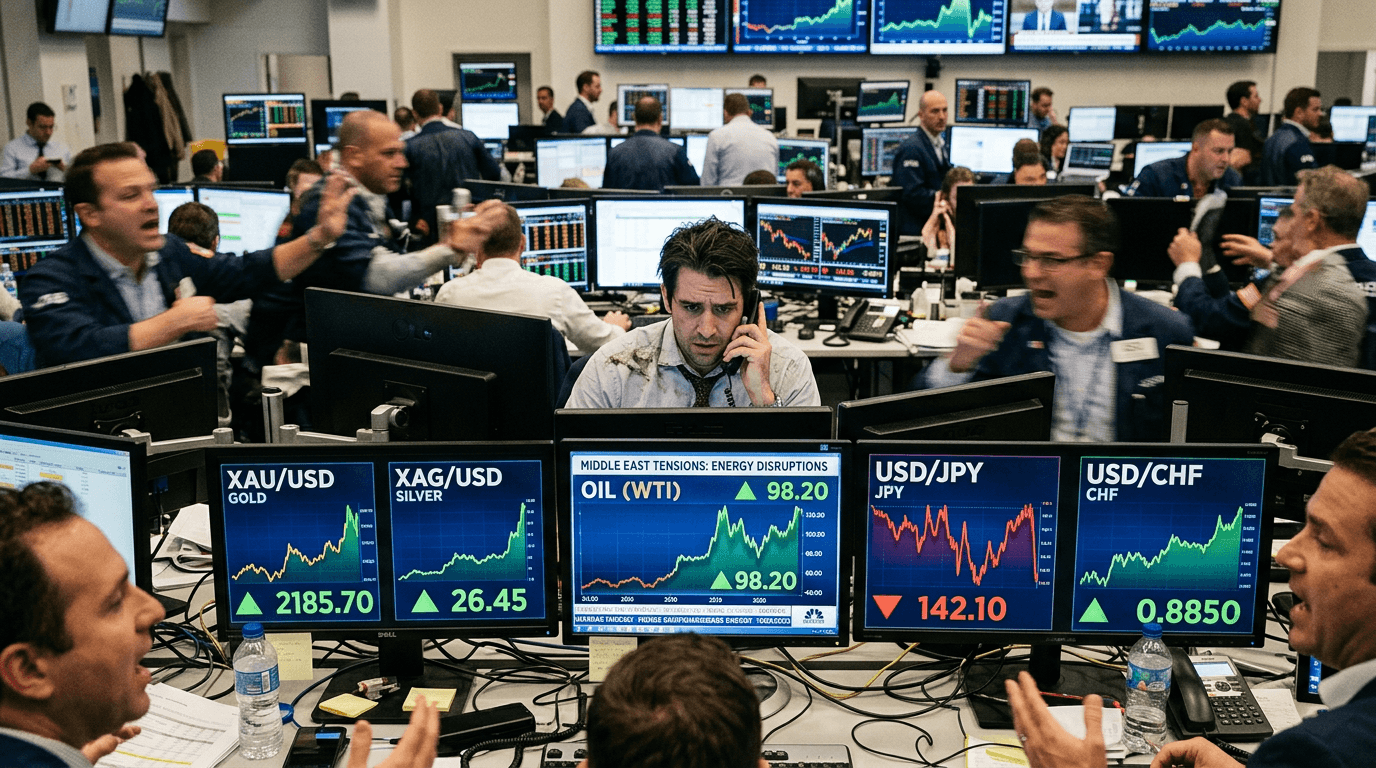 Safe Havens Surge as Middle East War Roils Energy and FX Markets | E8 Markets Blog