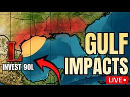 Tropical Update LIVE 🔴| Invest 90L Could Trigger Major Gulf Coast Flooding