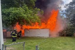 Firefighters battled several significant fires Sunday in Peoria