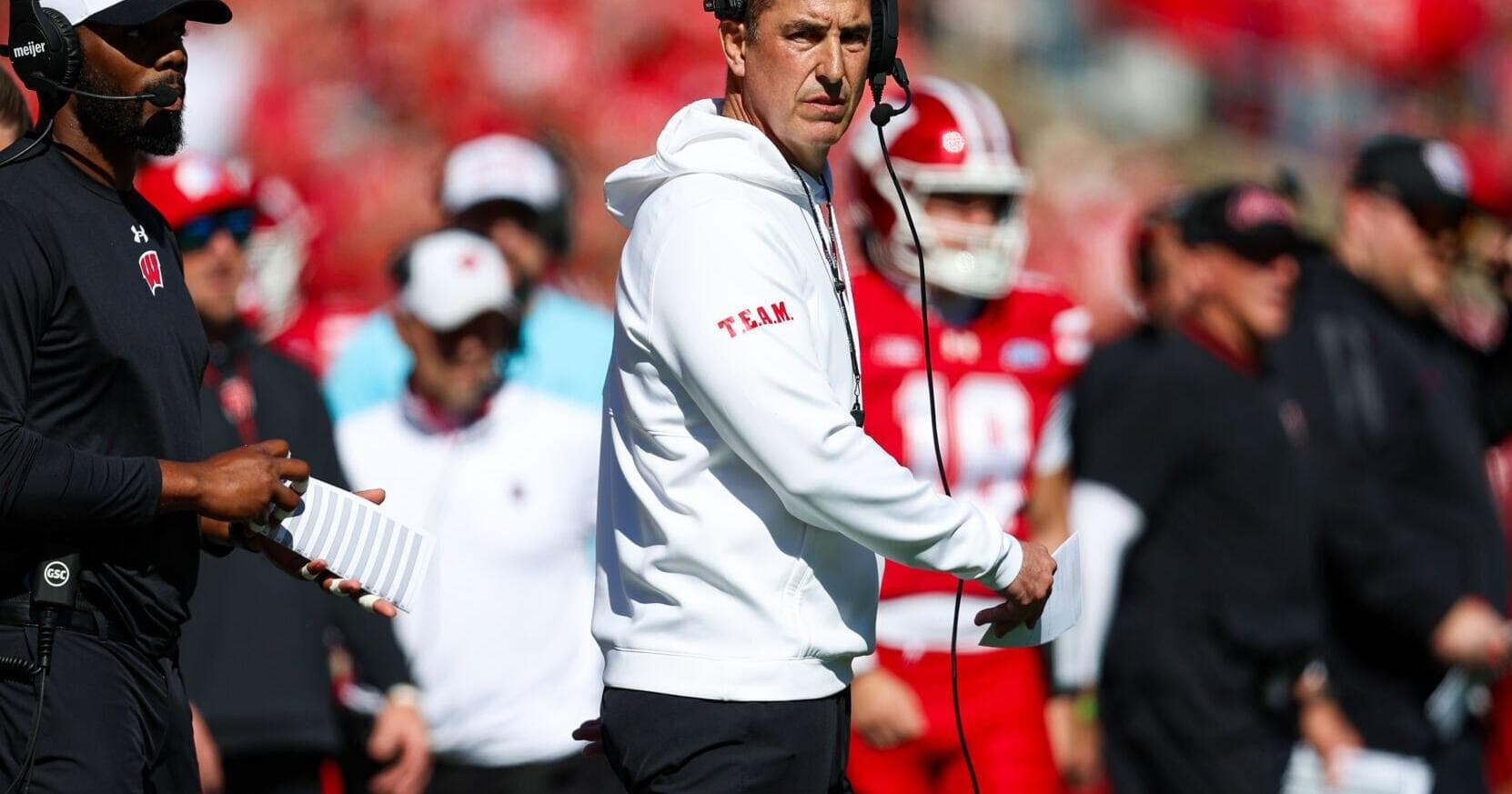 Wisconsin coach Luke Fickell previews No. 12 UCLA