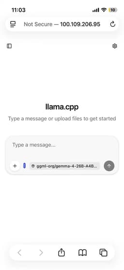 @huggingface reposted: Pro tip - hook your PC and Phone with Tailscale and enjoy fast and private infer...