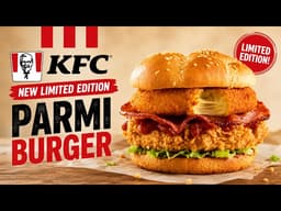 KFC's NEW Parmi Burger Review - Worth The Hype?
