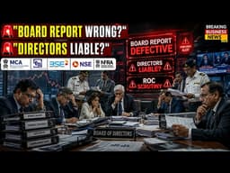 "BOARD REPORT DEFECTIVE" "DIRECTORS LIABLE?" "ROC SCRUTINY"
