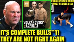 Dana White BLASTS FAKE Reports of Volk vs Lopes 3 Fight Announcement,Khamzat is back,Ilia vs Garcia