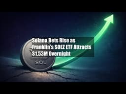 Solana Bets Rise as Franklin’s SOEZ ETF Attracts $1.53M Overnight