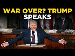 Trump Speaks LIVE | War Finally Over? Trump Speaks In Major National Address Tonight | WORLD NEWS