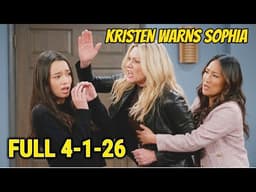 Days of our Lives Full 4/1/26 | DOOL APRIL 1, 2026 Full Spoilers - Wednesday Episode