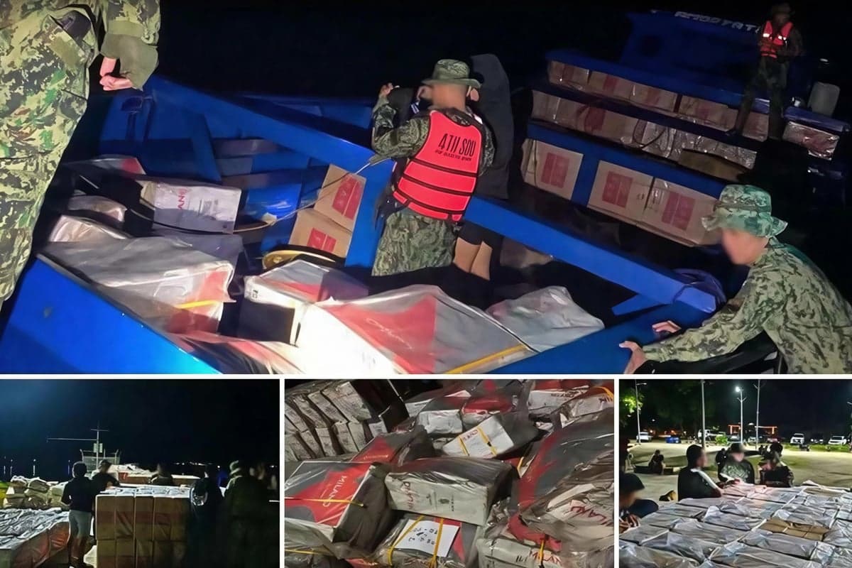 P21M smuggled cigarettes seized in Sipalay