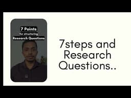 Never miss these points while writing research questions 