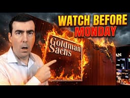 Goldman Warns: A MASSIVE Wave of MACHINE Selling Hits Next Week—Everything You NEED to KNOW!