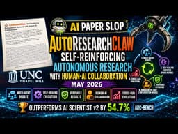 AutoResearchClaw: Self-Reinforcing Autonomous Research with Human-AI Collaboration (May 2026)