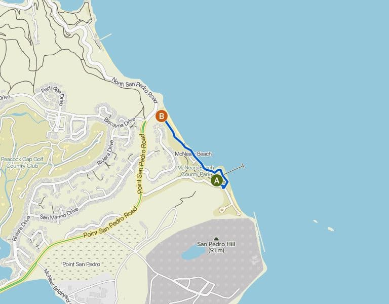 McNears Beach Trail | hike - Komoot