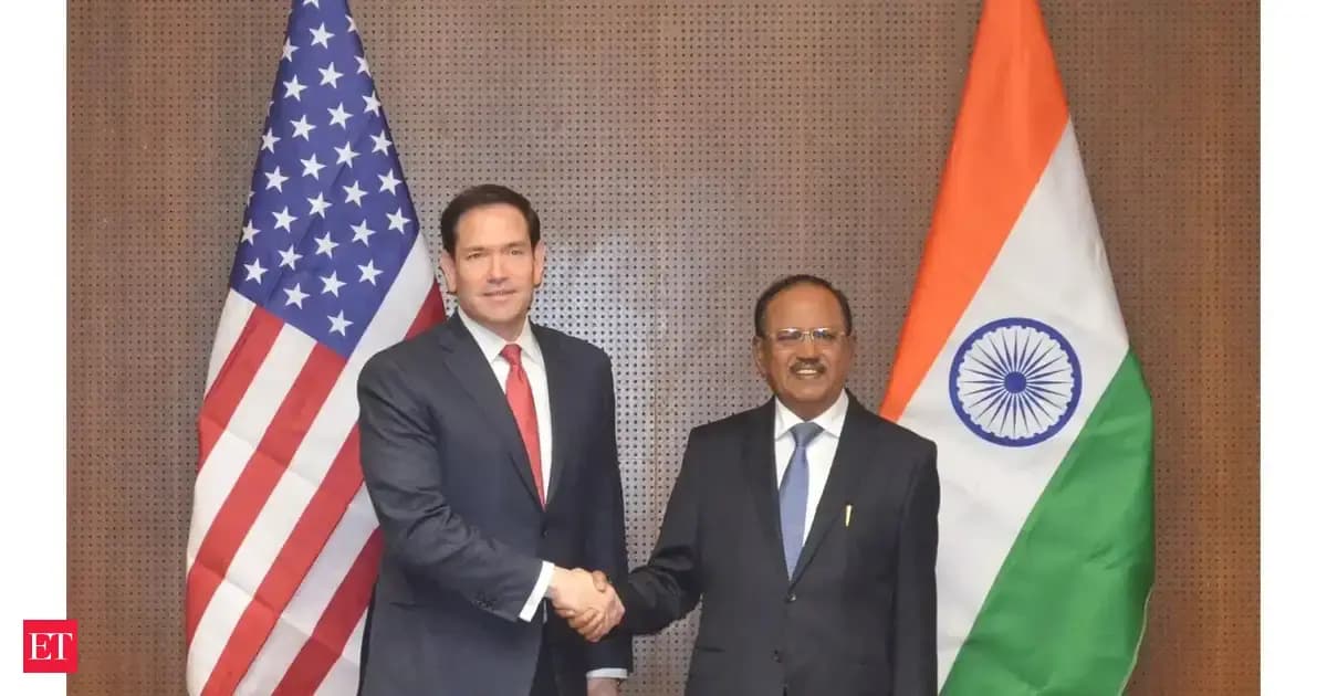 Marco Rubio meets NSA Doval, discusses defence, security and ...