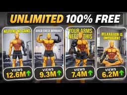 Make VIRAL AI Fitness Videos Using FREE Tools (Faceless YouTube Automation) 🔥