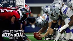 Cowboys-Bucs: How to Watch, Listen, Stream in Week 5