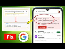 Gmail Storage Full? Here's What to Do Next | Gmail Account Storage is Almost Full