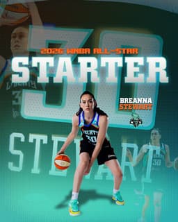 @nyliberty: GAME ON 👾

Stew York is headed to the big stage in Chi-Town for @WNBA All-Star! 🤩👏 https://t.co/I1KA...