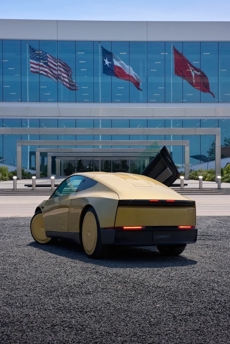 Tesla showcases new Cybercab, now with Starlink integrated