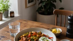 Spiced Chicken and Chickpeas with Herbed Yogurt, the Warm Bowl That Protects Your Muscle