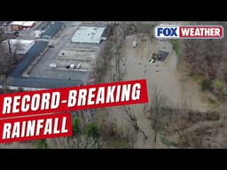 Michigan Park Flooded As Record Rainfall Hits State