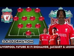 🚨 LIVERPOOL STRONGEST FUTURE XI (3-4-3) 🔥 ft Jacquet, Leoni & Yan Diomande + 2026 Transfer News